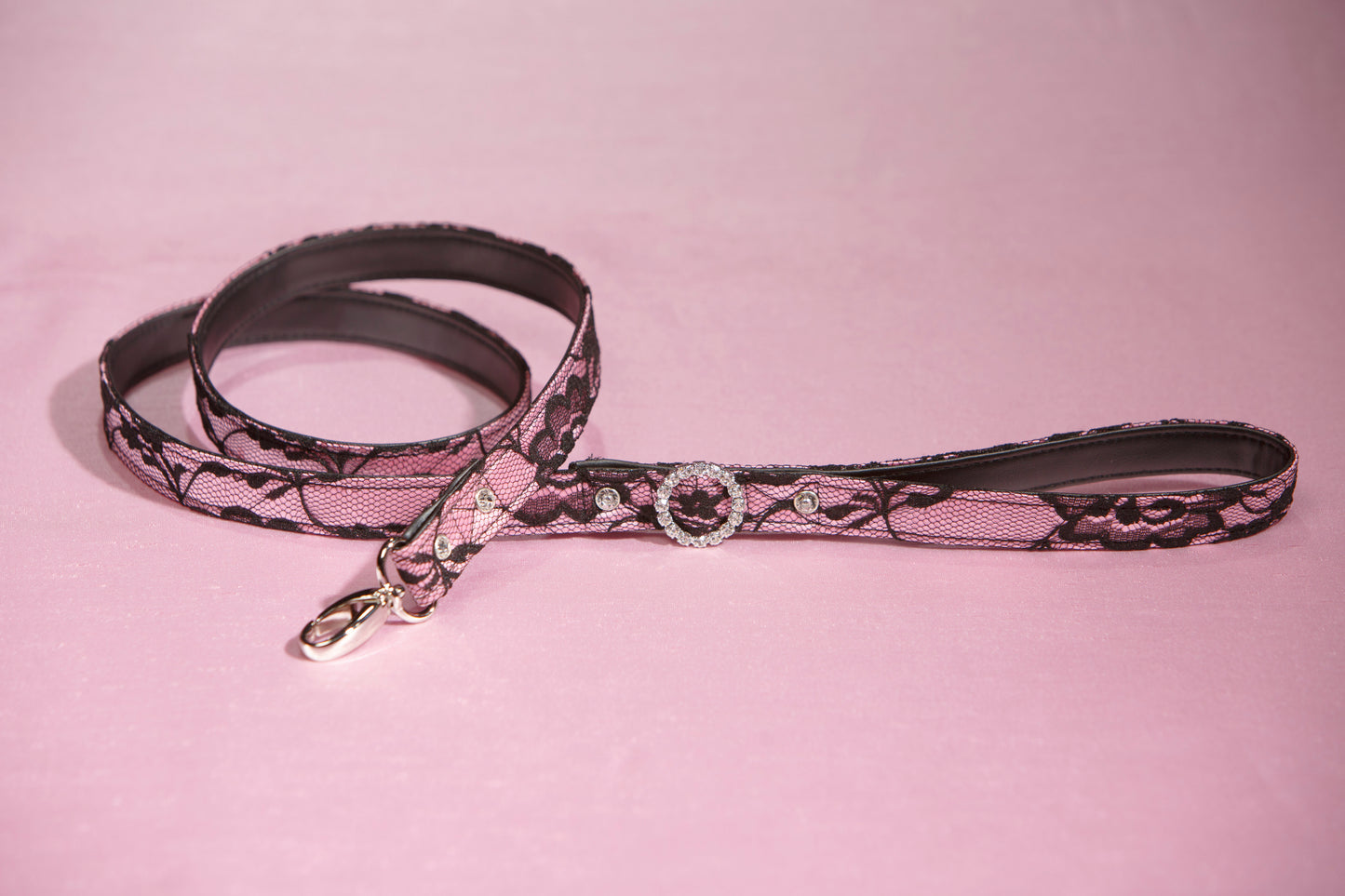 Lace Satin Leash by Hollywood Poochie