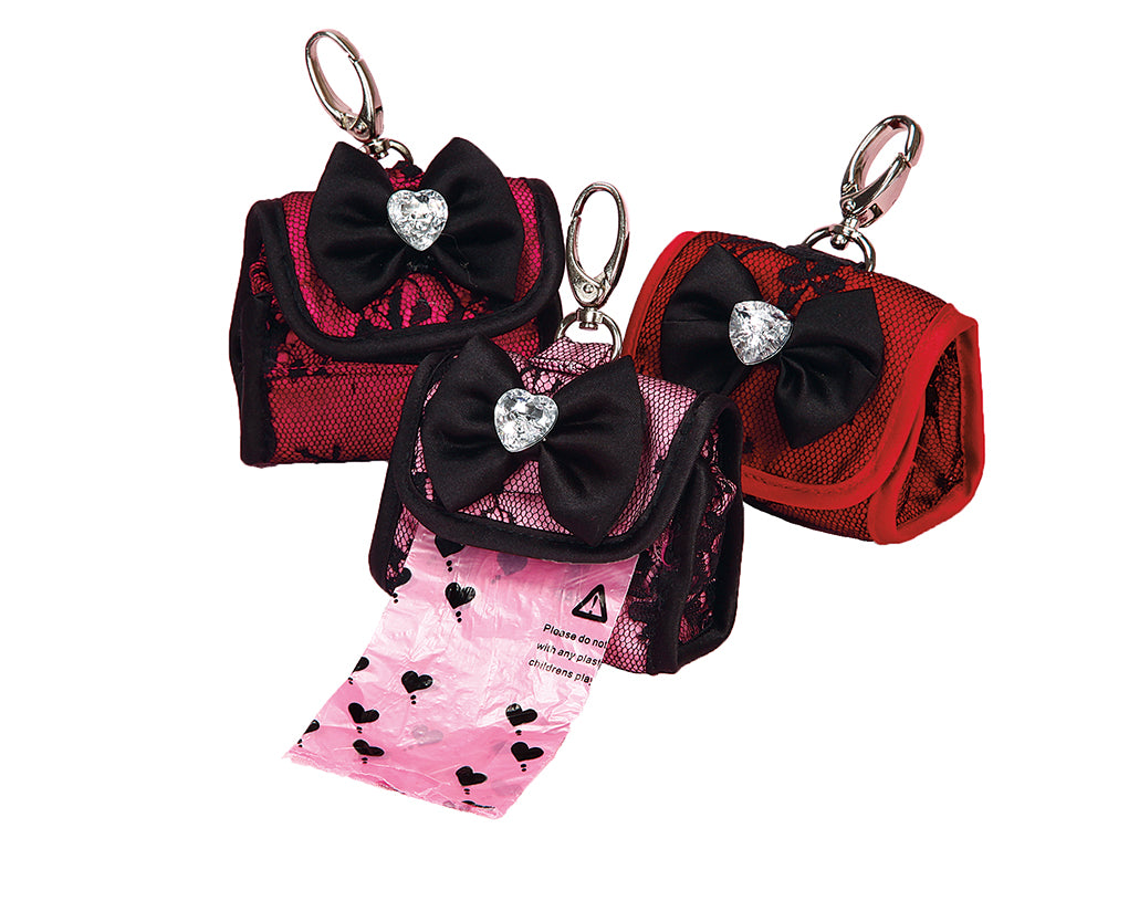 Lace Poop Bag Holder by Hollywood Poochie