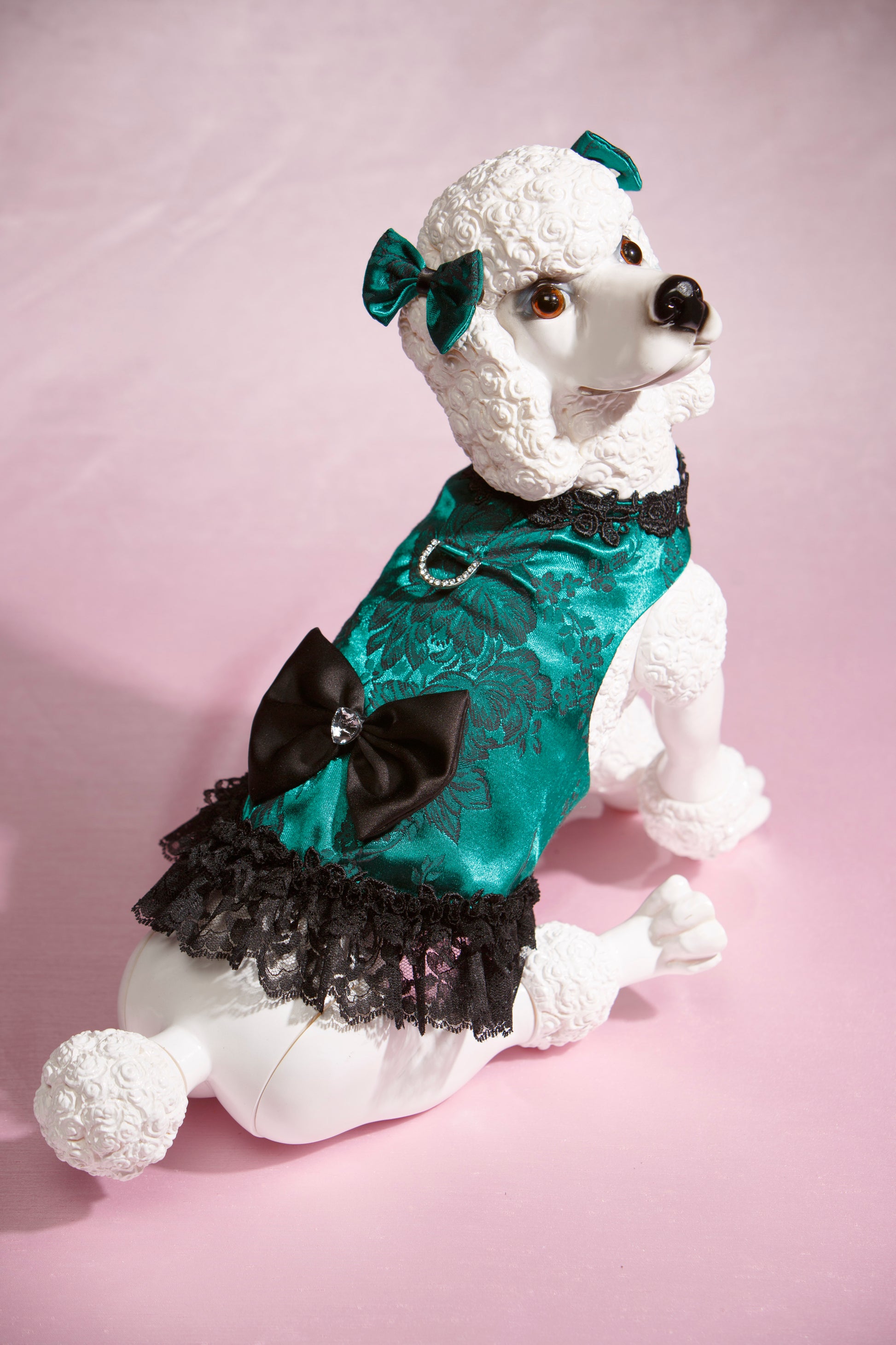 Bows L&W — Green by Hollywood Poochie